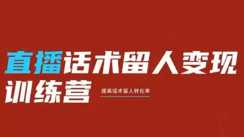 纹汐·直播话术留人变现训练营 - 来及网络
