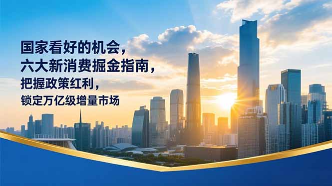 某付费文章：国家看好的机会，六大新消费掘金指南，把握政策红利，锁定万亿级增量市场 - 来及网络