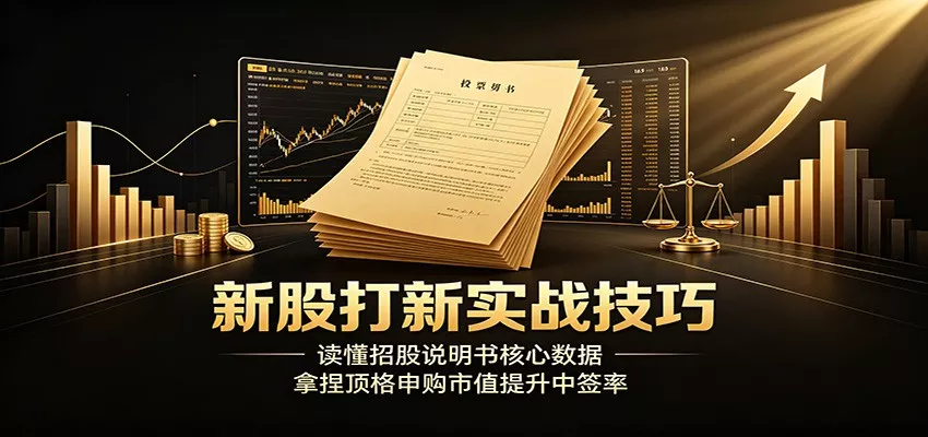 新股打新实战技巧：读懂招股说明书核心数据，拿捏顶格申购市值提升中签率 - 来及网络