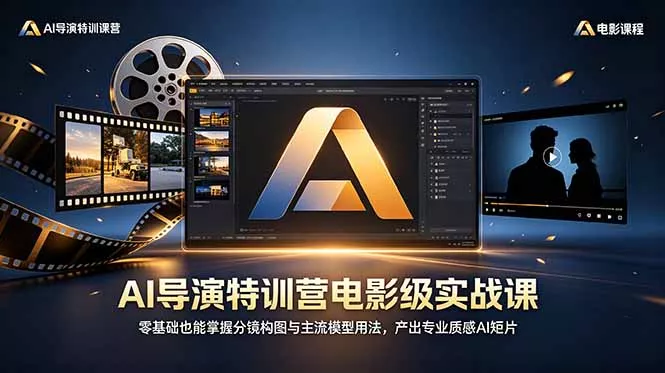 AI导演特训营电影级实战课，零基础也能掌握分镜构图与主流模型用法，产出专业质感AI短片 - 来及网络