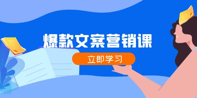爆款文案营销课：公域转私域，涨粉成交一网打尽，各行业人士必备 - 来及网络