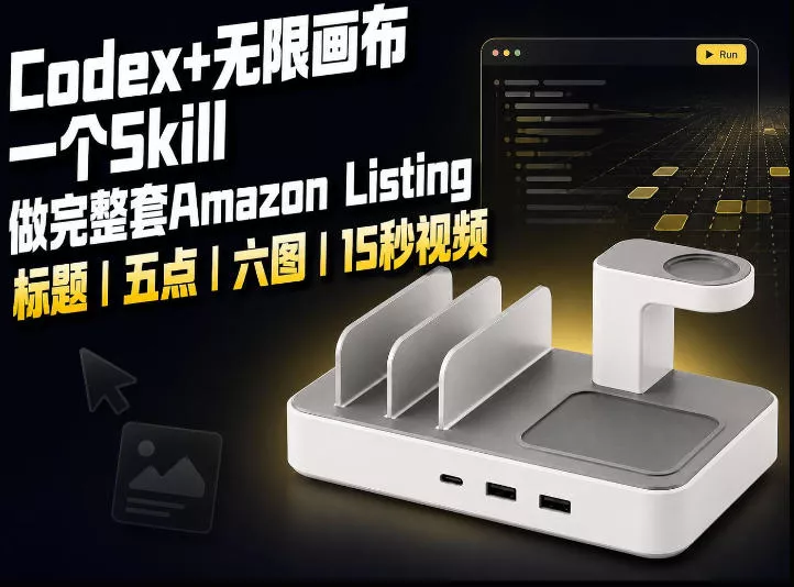 我用一个Codex Skill做完Amazon Listing：标题、五点、六图和视频全流程 - 来及网络