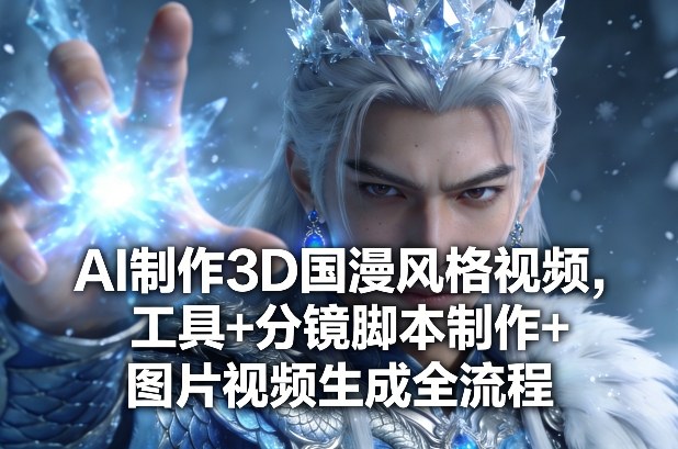 AI制作3D国漫风格视频，工具+分镜脚本制作+图片视频生成全流程 - 来及网络