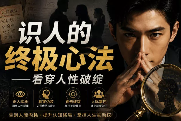 付费文章：识人的终极心法——看穿人性破绽 - 来及网络