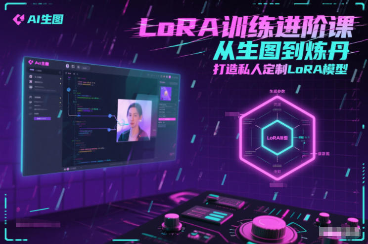 LoRA训练进阶课，从生图到炼丹，打造私人定制LoRA模型 - 来及网络