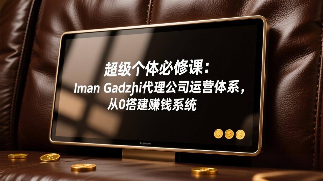 超级个体必修课：Iman Gadzhi代理公司运营体系，从0搭建赚钱系统 - 来及网络