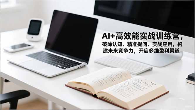AI+高效能实战训练营，破除认知、精准提问、实战应用，构建未来竞争力，开启多维盈利渠道 - 来及网络