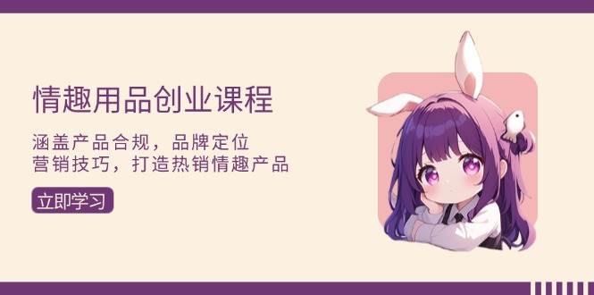 （13682期）情趣用品创业课程：涵盖产品合规，品牌定位，营销技巧，打造热销情趣产品 - 来及网络