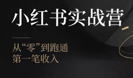 金金老师·小红书实战营 - 来及网络