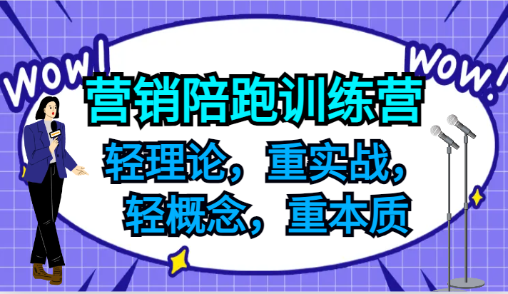 营销陪跑训练营，轻理论，重实战，轻概念，重本质，适合中小企业和初创企业的老板 - 来及网络