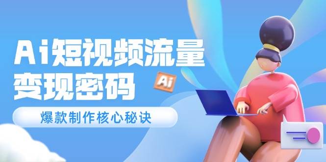 （14875期）Ai短视频流量密码，爆款制作核心秘诀，120万案例深度解析 - 来及网络