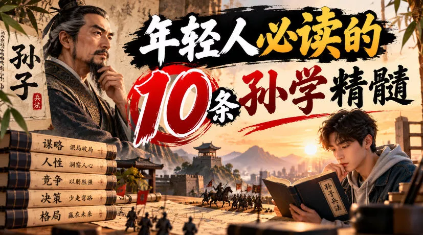 某公众号付费文章：年轻人必读的10条孙学精髓 - 来及网络