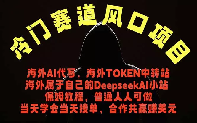 冷门赛道风口项目 海外AI代写！0成本运作完全免费！当天注册当天接单，接单接到手抽筋，无脑… - 来及网络