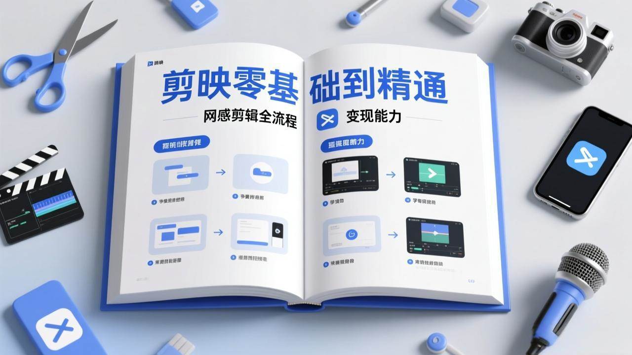 （17473期）剪映零基础也能快速上手，从入门到精通掌握网感剪辑全流程，掌握能直接变现的剪辑能力 - 来及网络