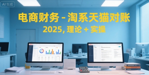 电商财务-淘系天猫对账2025，理论+实操 - 来及网络