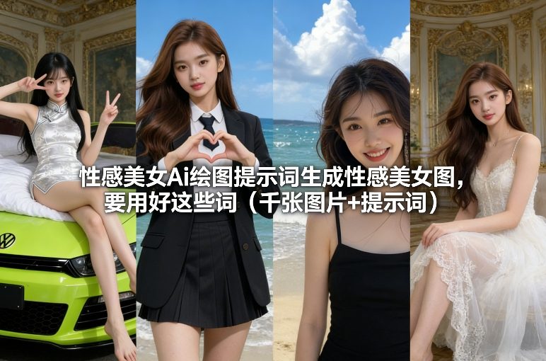 性感美女Ai绘图提示词生成性感美女图，要用好这些词(千张图片+提示词) - 来及网络