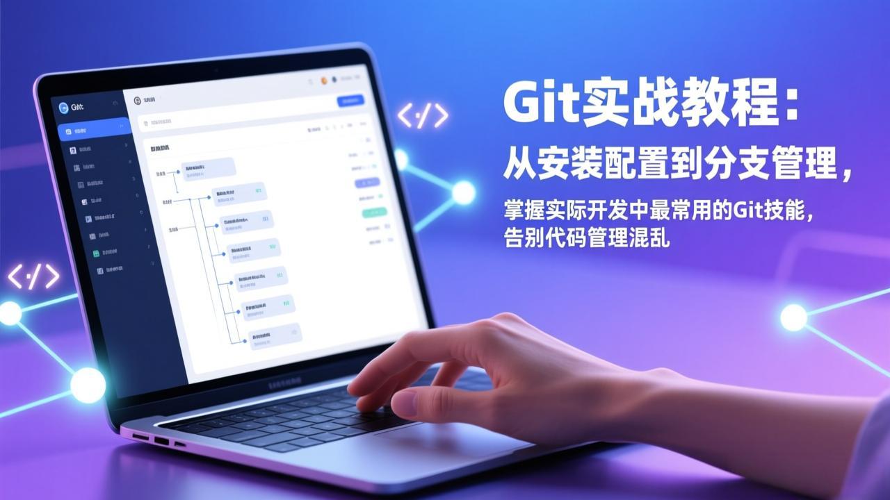 Git实战教程：从安装配置到分支管理，掌握实际开发中最常用的Git技能，告别代码管理混乱 - 来及网络