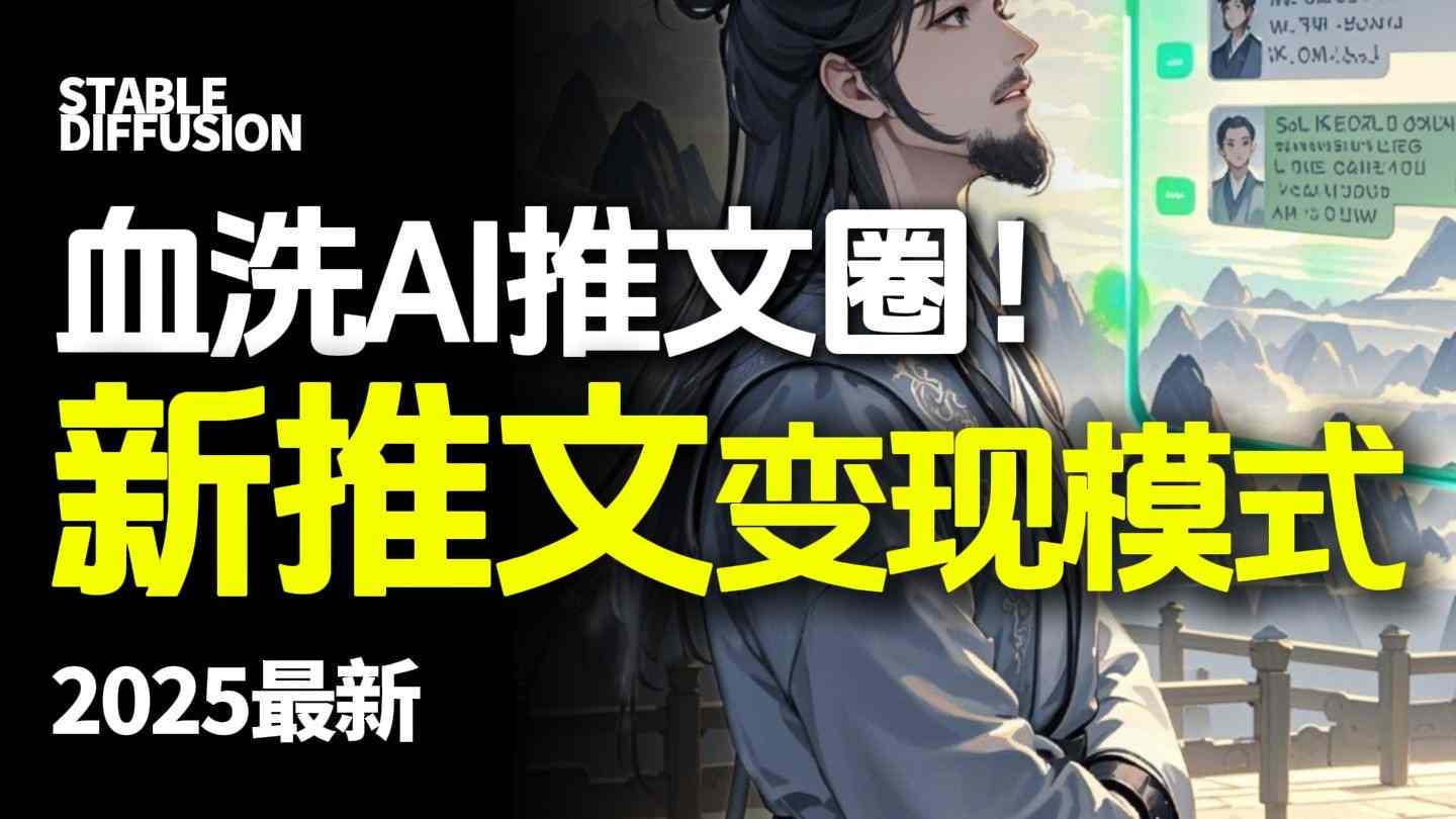 最新AI动态电影漫画小说推文，全流程实操教学，小白也能月入1W+ - 来及网络