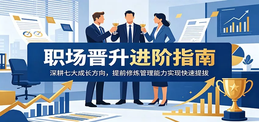 职场晋升进阶指南：深耕七大成长方向，提前修炼管理能力实现快速提拔 - 来及网络