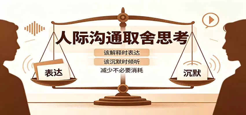 人际沟通取舍思考：分清解释与沉默边界，拿捏职场生活沟通分寸减少情绪内耗 - 来及网络