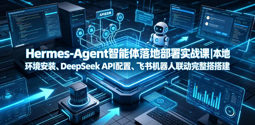 Hermes-Agent智能体落地部署实战课｜本地环境安装、DeepSeek API配置、飞书机器人联动完整搭建教程 - 来及网络