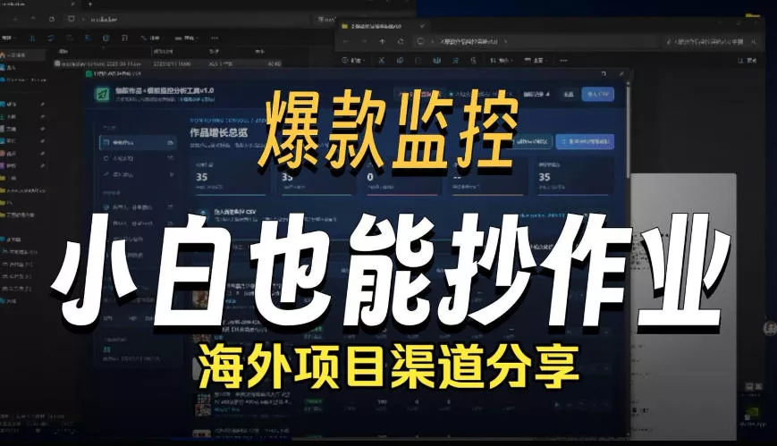 抖音爆款数据监控工具_海外网盘拉新渠道 - 来及网络