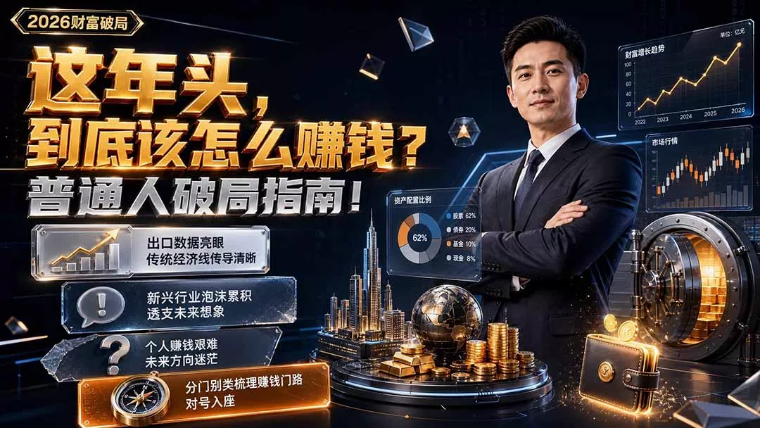 付费文章：这年头，到底该怎么赚钱？普通人破局指南！ - 来及网络