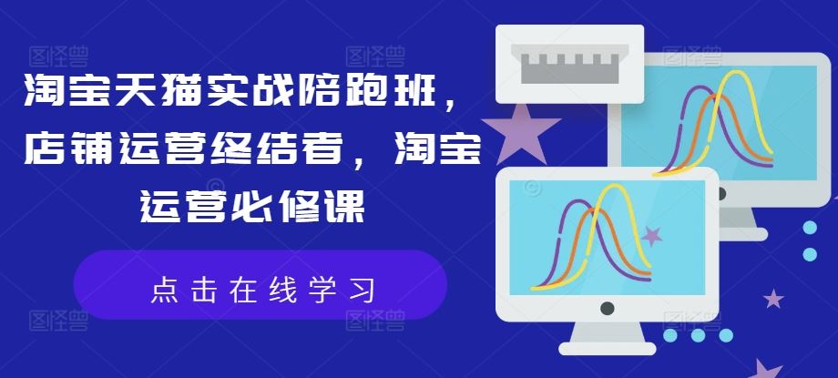 淘宝天猫实战陪跑班，店铺运营终结者，淘宝运营必修课 - 来及网络