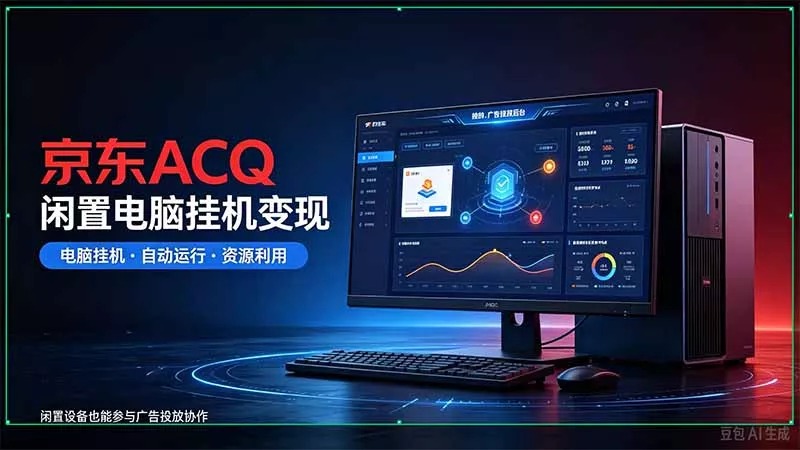 京东ACQ是什么？闲置电脑挂机采集项目拆解 - 来及网络