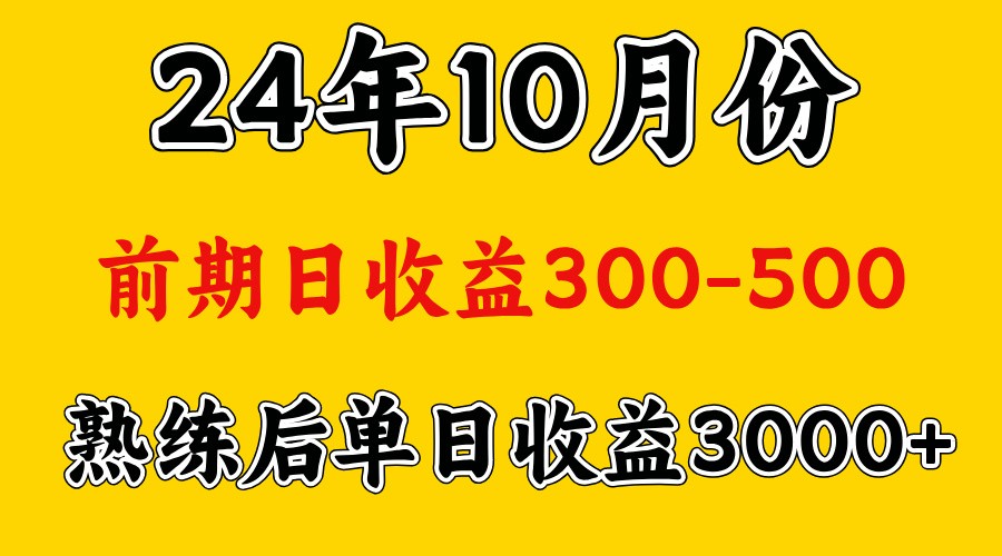 高手是怎么赚钱的.前期日收益500+熟练后日收益3000左右 - 来及网络