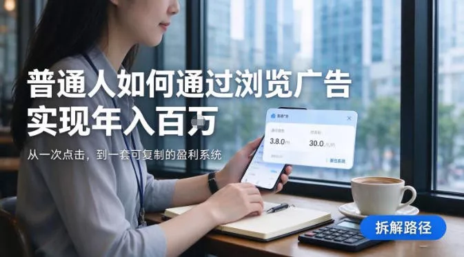 2026最新技术，24小时全自动浏览广告，全网独家项目，单台设备日入200+新手小白可快速上手，支持实地学习实地考察【揭秘】 - 来及网络