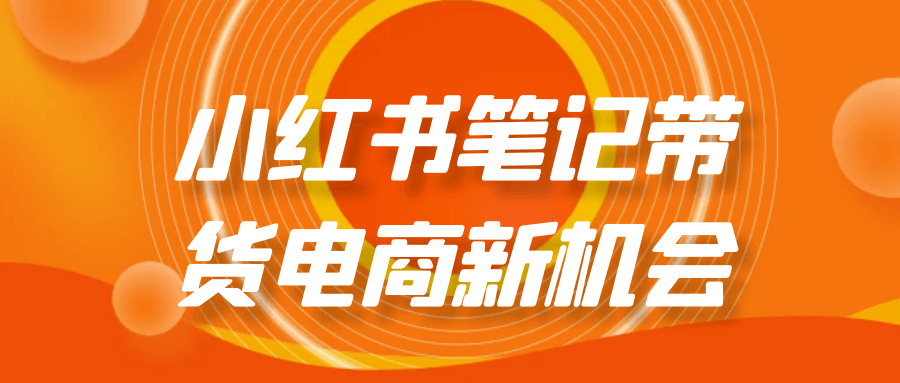 小红书笔记带货电商新机会 - 来及网络