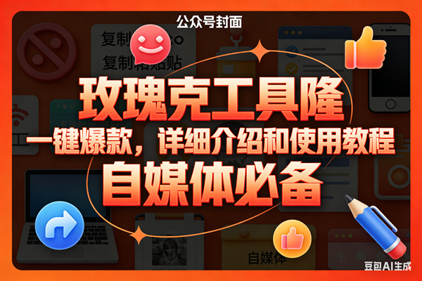 （17297期）玫瑰克隆工具，ai鲁大魔，自媒体必备神器，一键爆款神器，详细教程。 - 来及网络