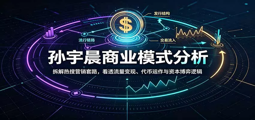 孙宇晨商业模式分析：拆解热搜营销套路，看透流量变现、代币运作与资本博弈逻辑 - 来及网络