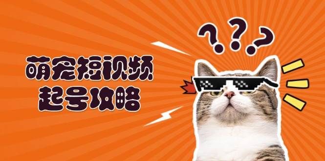 （13135期）萌宠-短视频起号攻略：定位搭建推流全解析，助力新手轻松打造爆款 - 来及网络