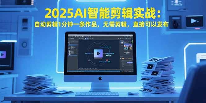 （15504期）2025AI智能剪辑实战：自动剪辑1分钟一条作品，无需剪辑，直接可以发布 - 来及网络