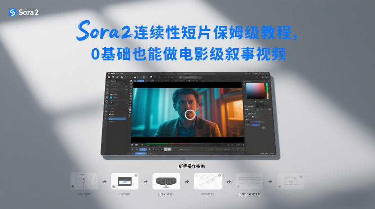 Sora2连续性短片保姆级教程，0基础也能做电影级叙事视频 - 来及网络