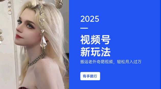 搬运老外奇葩视频，撸视频号分成计划收益，每天只需一小时，新手小白轻松月入过W - 来及网络