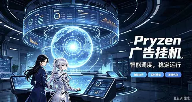 Pryzen广告全自动挂机给自己一个交代，门槛低，零基础小白也可以快速上手 - 来及网络
