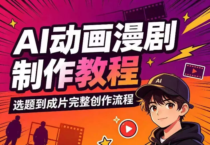AI动画漫剧制作教程，从选题构思、分镜文案、AI绘图配音到剪映成片的完整创作流 - 来及网络