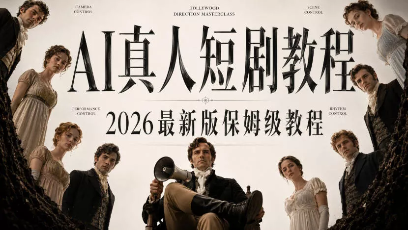 AI真人短剧制作全流程，AI视频大佬专为零基础研制的AI短剧教程，保姆级教程，新手一学就会！ - 来及网络