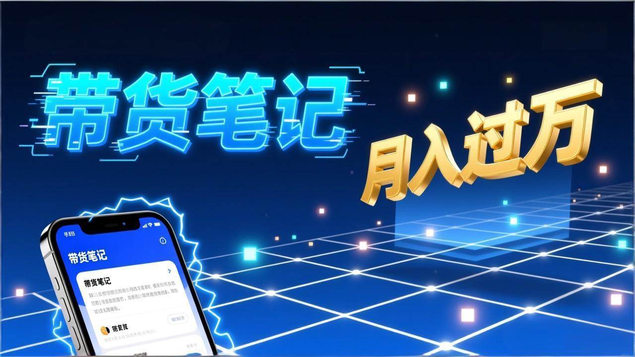 （17229期）小红书爆款笔记带货实战：拆解封面标题正文全要素，手把手教你单篇笔记带货月入过万 - 来及网络