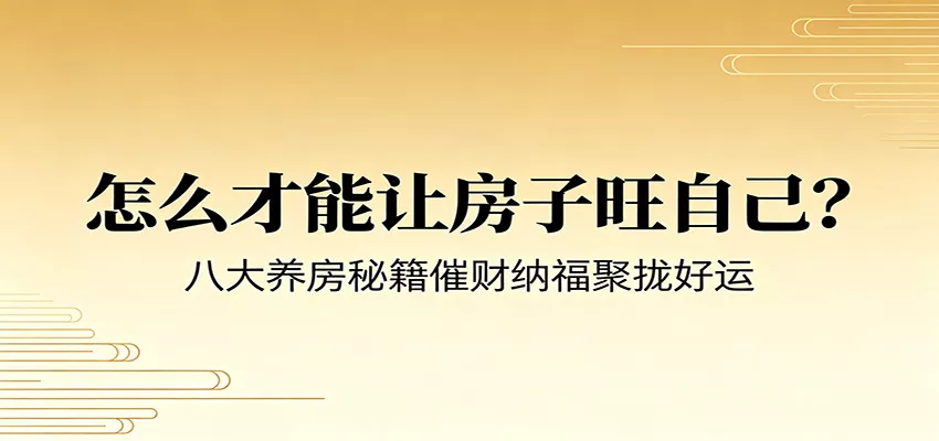 付费文章《怎么才能让房子旺自己？》八大养房秘籍催财纳福聚拢好运 - 来及网络