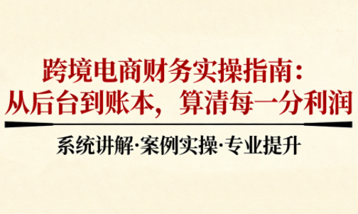 2025跨境电商财务实操指南 - 来及网络