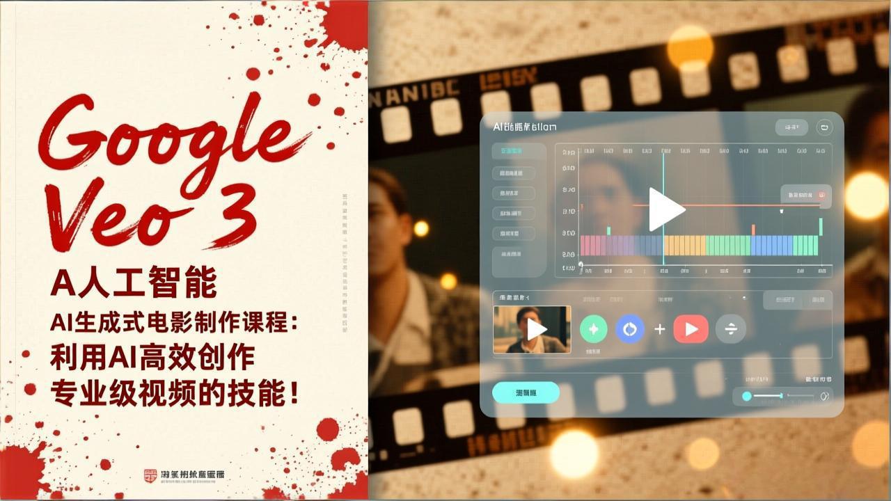 Google Veo 3人工智能AI生成式电影制作课程：利用AI高效创作专业级视频的技能！ - 来及网络