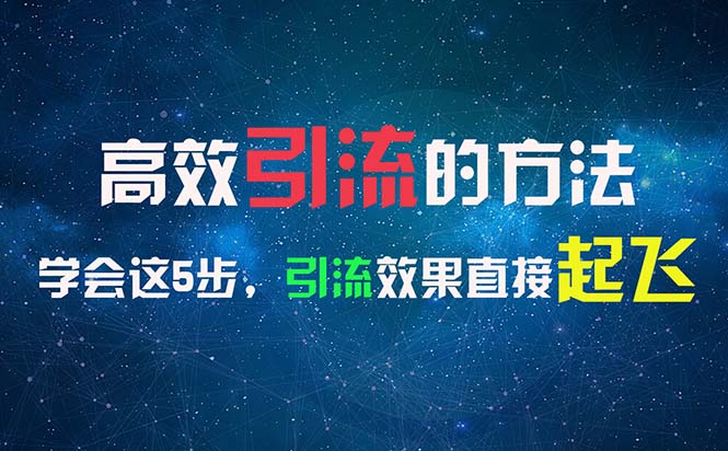 （11776期）高效引流的方法，可以帮助你日引300+创业粉，一年轻松收入30万，比打工强 - 来及网络