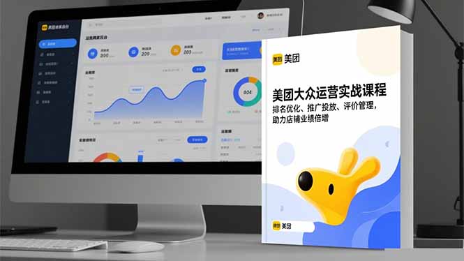 美团大众运营实战课程，排名优化、推广投放、评价管理，助力店铺业绩倍增 - 来及网络