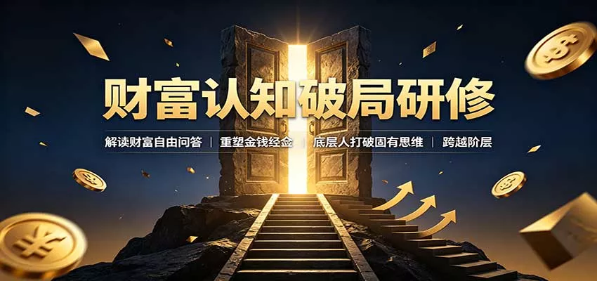 财富认知破局研修：解读”孙割”，重塑金钱观念，底层人打破固有思维跨越阶层 - 来及网络